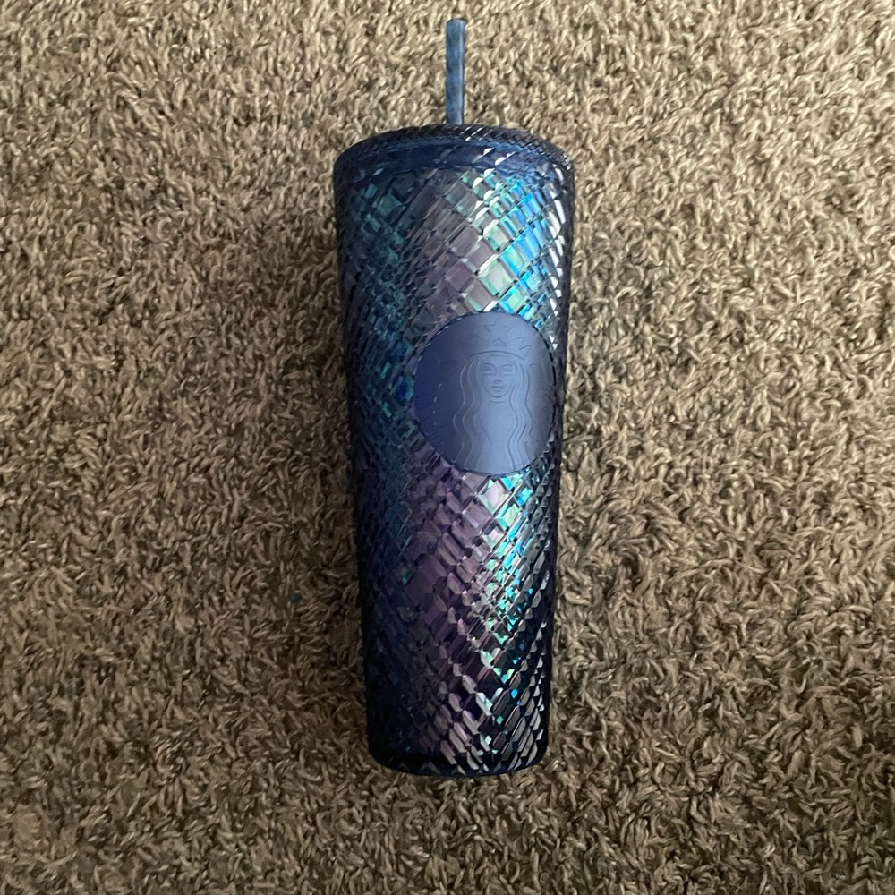 Starbucks Blue and Purple Textured Tumbler